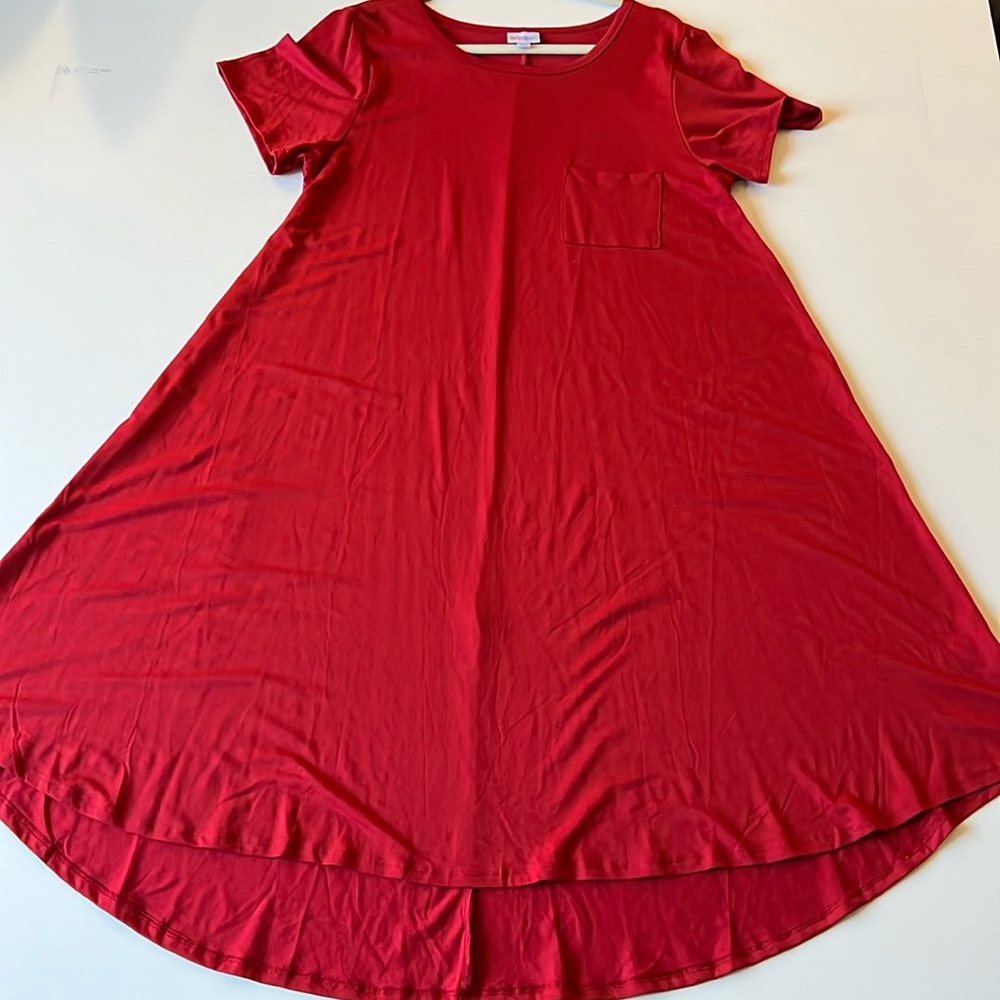 LuLaRoe Carly Swing Dress, L